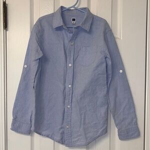 Janie and Jack Light Blue Button-Down Shirt